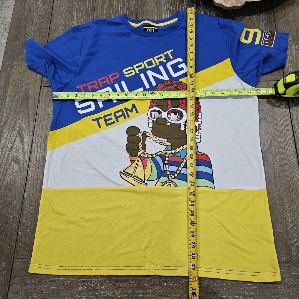 FRPLY Lil Yachty As Homer Simpson Trap Sport Sailing Team TShirt Size 3XL - Picture 9 of 9